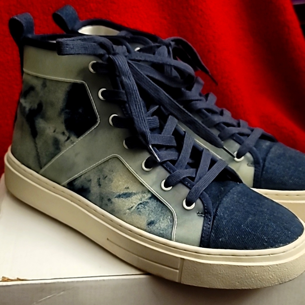 international concepts sneakers denim with Matt vinyl detailing M 9.5
